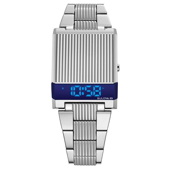 Montre Bulova Homme Computron in Acier 96C139 - 96C139
